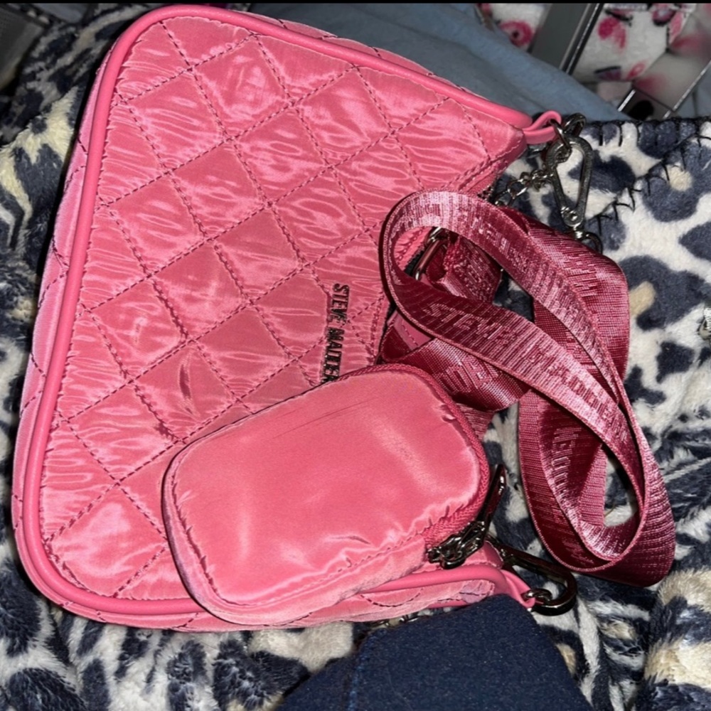 steve madden crossbody quilted bag